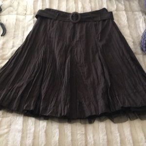Brown skirt